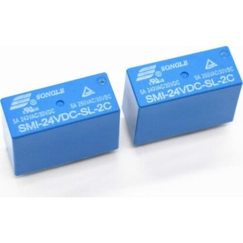 SMI-24VDC-SL-2C DC 24V 5A 250V 8PIN Power Relay Relays
