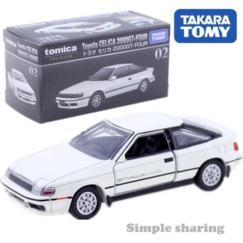 Takara Tomy Tomica Toyota Celica 2000 GT-FOUR 1/60 Premium No.02 Car Hot Pop Kids Toys Motor Vehicle Diecast Metal Model New