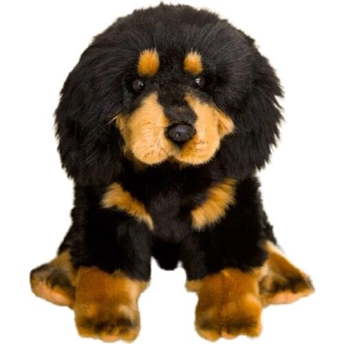 High-Quality Handmade Tibetan Mastiff Simulation Dog Toy Doll Stuffed Plush