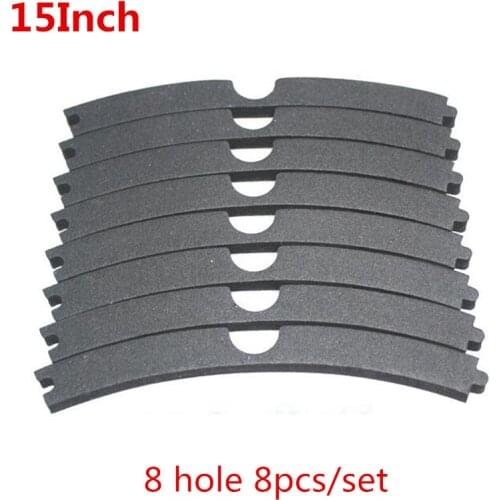 15 Inch Speaker Audio EVA Gasket DIY Repair Accessories Parts Bead Horn Pressure Woofer Bead Rubber Seal 8 Hole 8 Pcs/ Set