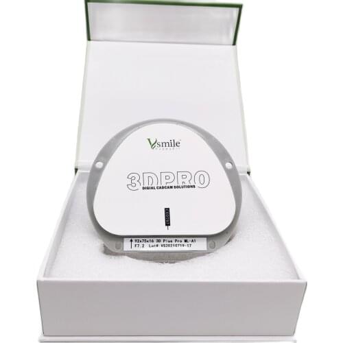 16mm size dental zirconia pucks Aman Girrbach compatiable Multilayer 3D pro dental zirconia discs Vita A1 A2 A3 A3.5 color