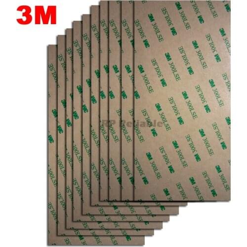 20pcs (10cm*20cm) Super Strong Adhesion 3M 9495LE Clear Double Sticky Sticker for iphone ipad Samsung Galaxy Screen Bezel Lens