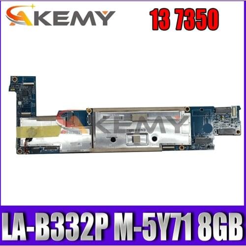 Akemy Brand New P58G For DELL Latitude 13 7350 Motherboard ZAU70 LA-B332P M-5Y71 8GB Mainboard CN-0R20G1 R20G1 100% TESTED