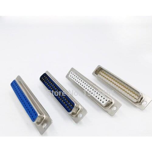 DB37 core data Parallel Port plug 2 row 37pin female Male port socket adapter D SUB