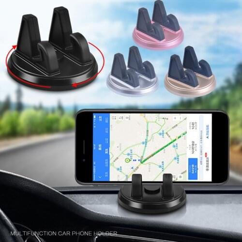 Dashboard Cell Phone Holder Car Phone Mount Vertical Horizontal 360 Degrees Rotate Dash Cell Phone Holder For Car
