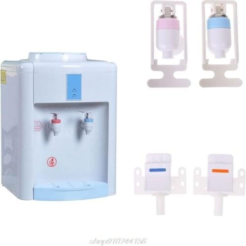 Water Dispenser Replacement Push Type White Plastic Tap Faucet 2 Pcs N07 20 Dropshipping