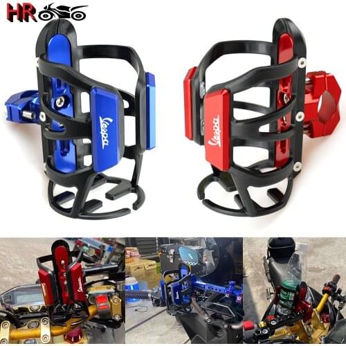 For VESPA Piaggio MP3 500 300 Granturismo 125 200 GTS125 GTS250 GTS S125/150/300 Motorcycle CNC Water Bottle Drink Cup Holder