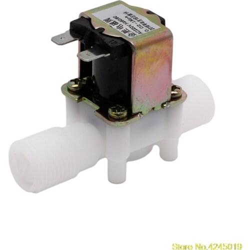 High quality AC220V Electric Solenoid Valve Magnetic N/C Water Air Inlet Flow Switch N/C 1/2"