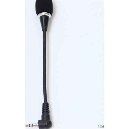 Mini 3.5mm Jack Flexible Microphone Speaker Mic For PC Computer Laptop Notebook Condenser Microphone