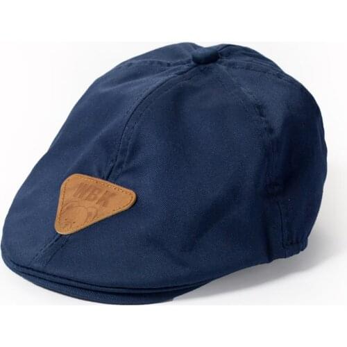 Spring&Autumn Boys Hat Toddler Gentleman Berets Cap Peaked Cotton Solid Newest Summer Newborn Baby Boy Sun Cap Cotton Top Hats