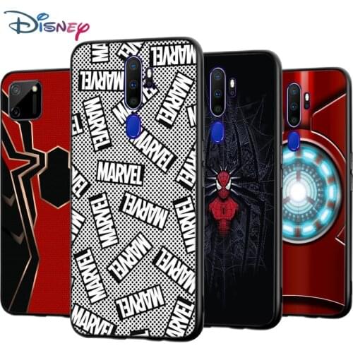 Marvel Iron Spider man For OPPO A5 A9 A7 A11X A1K A12 A12E A31 A32 A53 A53S A72 A73 A93 AX7 Pro 2020 Silicone Phone Case