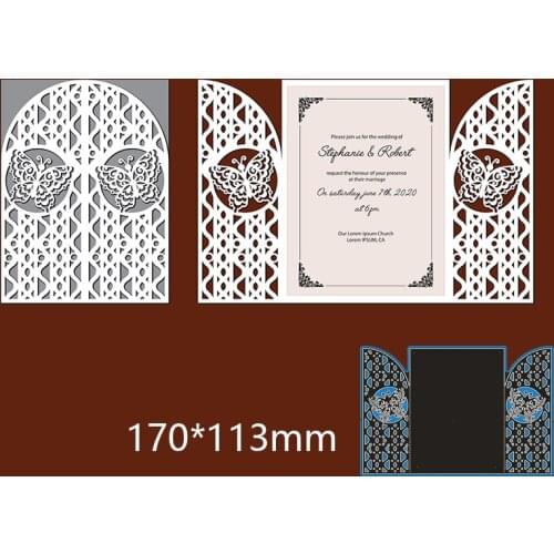 170*113mm halloween frame new Metal Cutting Dies for decor card DIY Scrapbooking stencil Paper Album template Dies