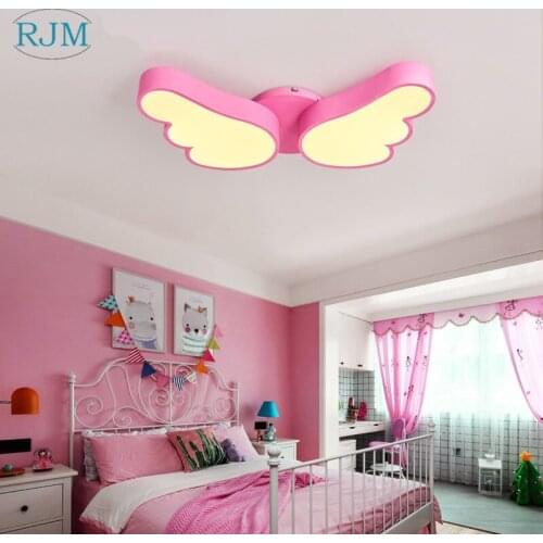 Cartoon Childrens Room Ceiling Lamp Personality Minimalism Boys and Girls Creative Cartoon Bedroom Lights