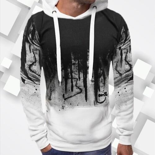 Autumn hoodies men sweatshirts casual Printing hoodies men pullover fashion hip hop harajuku man hoodies