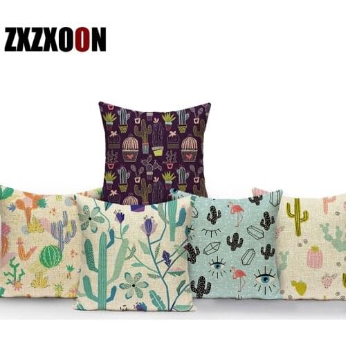 Floral Style Home Decor Conch Beautiful Flower Pattern Throw Pillow Covers Couch Cushion Cover Home Decor Pillowcase