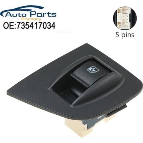 New High Quality Electric Window Switch Knob Button For Fiat Doblo Mk2 735417034