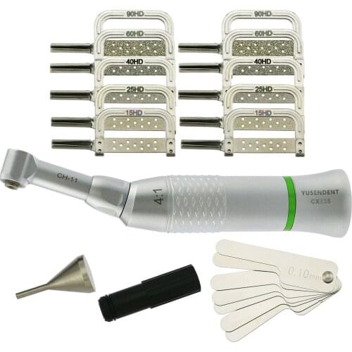 Orthodontic Dental Interproximal enamel reduction IPR contra angle enamel suit