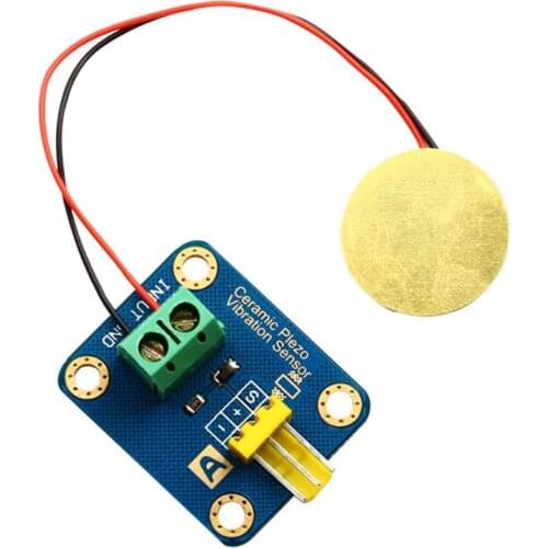 Arduino Piezoelectric Ceramic Vibration Sensor Vibration Sensor Electronic Building Blocks