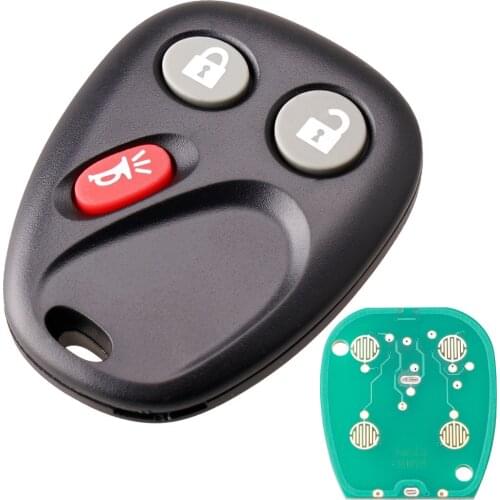 315MHz 3 Buttons Keyless Entry Remote Key Fob Replacement Fit for Cadillac Chevrolet GMC Hummer Pontiac Torrent 2003-2007