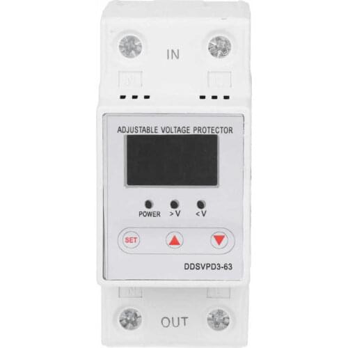 DDSVPD3-63 Adjustable Self-Recovery Automatic Reset Voltage Protection Device 220V Voltage Recovery