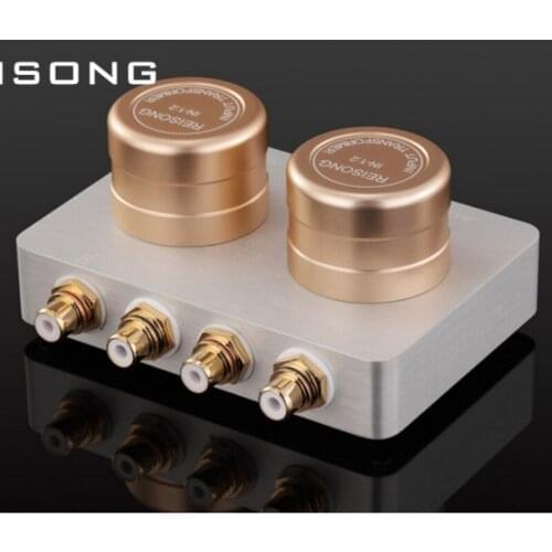 REISONG) 1 to 2 audio booster bull tube amplifier sound quality decoding transformer tube amplifier transformer audio