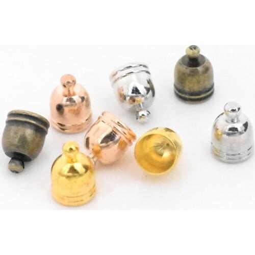 20pcs/lot Rhodium/Gold/KC-Gold/Antique Bronze Colors Tassel Cap Copper Cap DIY Handmade Tassel Jewelry Accessories