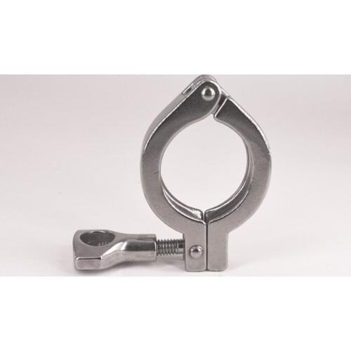 Heavy Duty 1.5" Tri Clamp SUS 304 Stainless Steel Sanitary Fitting Home Brewing Beer 50.5mm Ferrule O/D