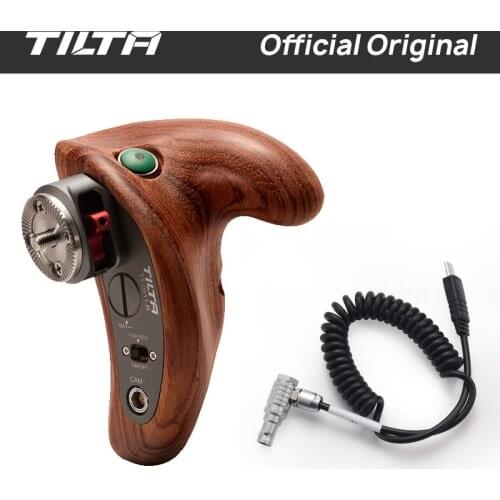 TILTA TT-0511-R Right Side Wooden Handle 2.0 with REC Trigger Right Button For SONY RED DSMC2 ARRI F55 GH5 A7 or G2X