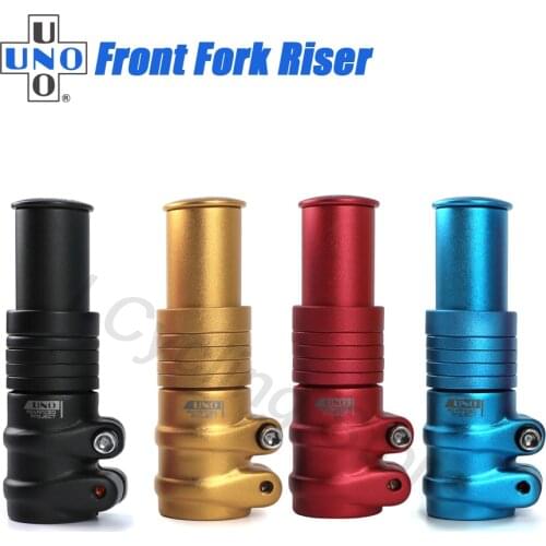 UNO New Bicycle Fork Stem Extender 120mm Bike Rise Up Handlebar Adapter 28.6mm Aluminum Rise Stem Spacer Bicycle Accessories