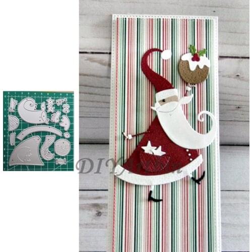 2020 New Santa Claus Christmas Cutting Dies Scrapbook Paper Craft Knife Mould Blade Punch Stencils Die