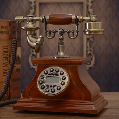 Antique telephone European Garden retro new high-end household telephone landline telephone Decoration home art fitted Redial