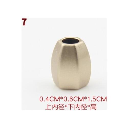 Free shipping 10pcs/lot down jacket clothing accessories cord end Metal Stopper bell pendant coat line card button Stopper