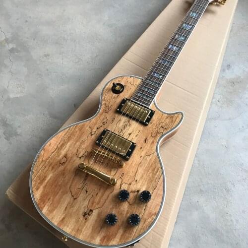 Free delivery, decaying wood guitar, gold hardware, log color guitar, color can be customized