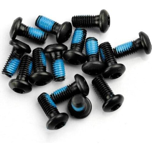 12pcs/Set Bicycle Disc Brake Bolts Mounting Screws T25 Head Mtb Cycling Mountain Bike Disc Screws Cycling Accessories 12mm