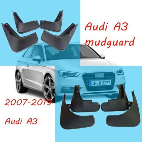 Car Splash Guards Mudflaps Front & Rear Mudguard Mud-Flap Car Fender s Fit For Audi A3 2007-2019
