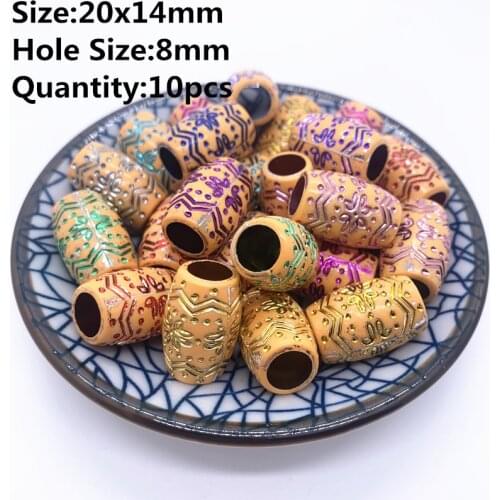New 20x14mm 10pcs Retro Acrylic Beads Imitation Wood Beads Oval Shape For Handmade DIY Necklace Jewelry Accessories Making#21