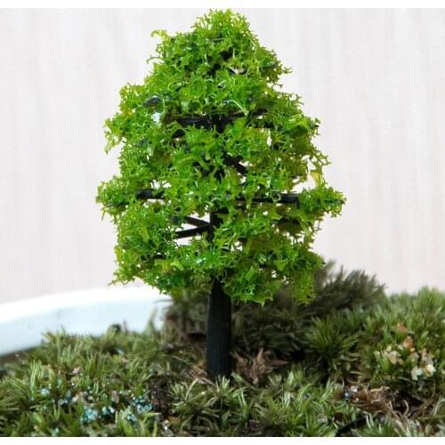 Tree Miniatures Fairy Garden Decorations Micro Landscape Resin Crafts Bonsai Figurine Garden Terrarium Accessories