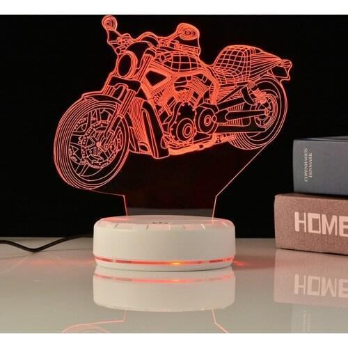 Intelligent Remote Control Night Light Base Built-In Battery USB Power Supply Animation Character Acrylic Board Holiday Gift