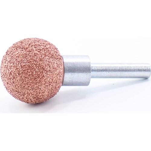 Quality 1pc 25mm Tungsten Steel Tire Grinding Head Solid Polished Ball Head for Tire Repair Tool Low Speed