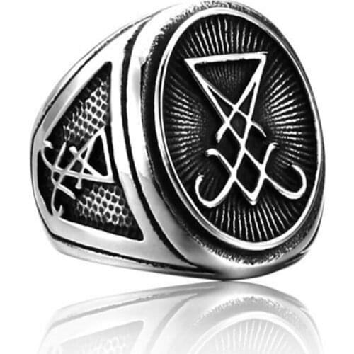Vikings Ring For Man 316L Stainless Steel Fashion Punk Biker Gothic Jewellery