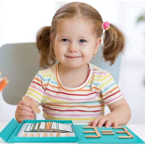 Magnetic Thinking Ice Cream Bar Challenges Geometric Change And Thinking Logic Training Game Early Education Wooden Toys