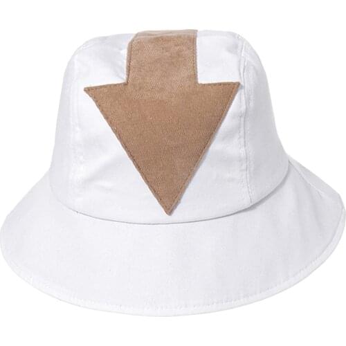 Fashion Chic Bucket Hat Flat Top Cap Fisherman Hat Cotton Hat Visor Summer Hat for Camping Hunting Outdoor Casual Hat, White