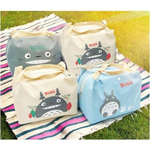 New insulated bag Cartoon Totoro series Lunch Carry Storage Picnic Bag Pouch Lunch Bag for Women Kids
