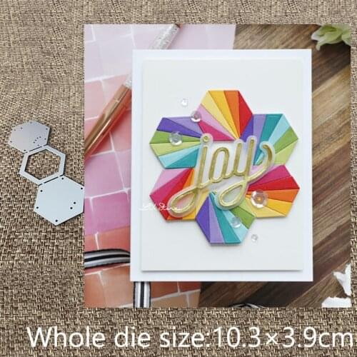 New Design Craft Metal stencil mold Cutting Dies Geometric shape decoration scrapbook die cuts Album Paper Card Craft Embossing