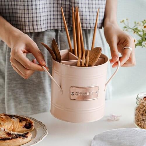 4 Grids Spoon and Forks Rests Chopsticks Stand for Kitchen Cooking Gadgets Pot Clips Kitchen Utensils Jars Brush Organizer Box