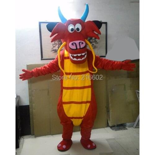 Mushu dragon mascot costumes for sale dragon mascot Costume Character Costume dragon Cosplay Costumes