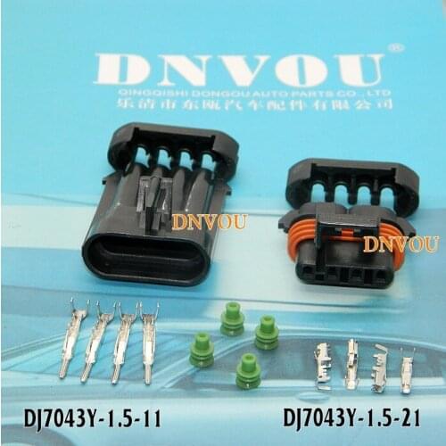 1set Oxygen sensor plug connectors Electrical Wire connector Plug DJ7043Y-1.5-11 DJ7043Y-1.5-21