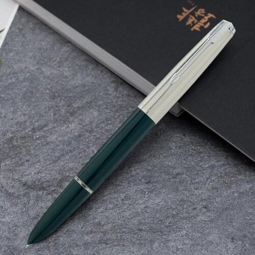 10 PCS Hero 616 Vintage Fountain Pen Set Stainless Steel Cap Authentic Professional Extra Fine 0.38 Ink Pen Writing Gift Set