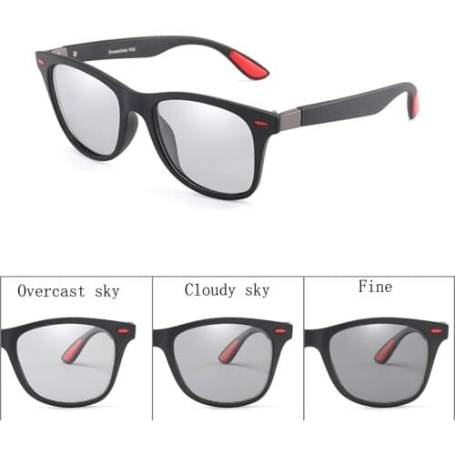 Photochromic Sunglasses Outdoor Men Polarized Glasses Male Change Color Polaroid Sun Glasses for Men Sports Driving UV400