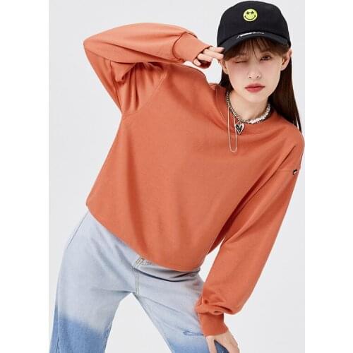 SEMIR Streetwear Hoodies Women Sweatshirt Autumn Long Sleeve Hoodies Print Sweatshirt Women